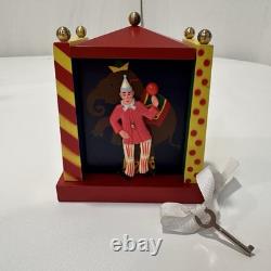 Reuge Dancing Man Circus Clown Tico Tico Vintage Carnival Music Box Coin Bank
