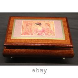 Reuge Edna Hibel Music Box Made in Italy Fur Elise Excellent Condition