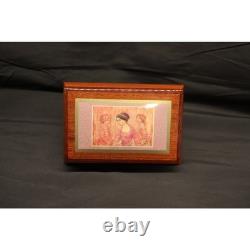 Reuge Edna Hibel Music Box Made in Italy Fur Elise Excellent Condition