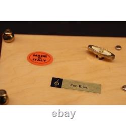 Reuge Edna Hibel Music Box Made in Italy Fur Elise Excellent Condition