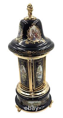 Reuge Hand Painted Lipstick Holder Ballerina Phantom of the Opera Music Box