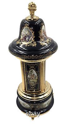 Reuge Hand Painted Lipstick Holder Ballerina Phantom of the Opera Music Box