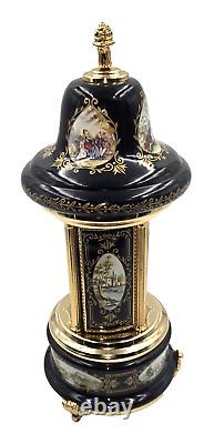 Reuge Hand Painted Lipstick Holder Ballerina Phantom of the Opera Music Box