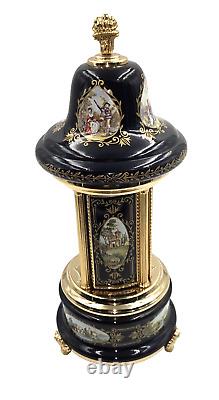 Reuge Hand Painted Lipstick Holder Ballerina Phantom of the Opera Music Box