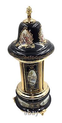 Reuge Hand Painted Lipstick Holder Ballerina Phantom of the Opera Music Box