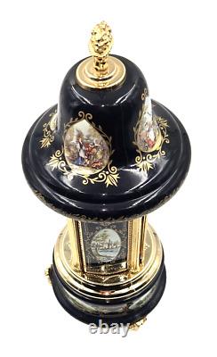 Reuge Hand Painted Lipstick Holder Ballerina Phantom of the Opera Music Box