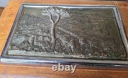 Reuge Handmade Cigarette Box Inlaid Music Box Wooden Vintage Cigarette Holder