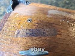 Reuge Handmade Cigarette Box Inlaid Music Box Wooden Vintage Cigarette Holder