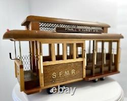 Reuge Handmade San Francisco Street Car Music Box by Nate Gruenberg 1977