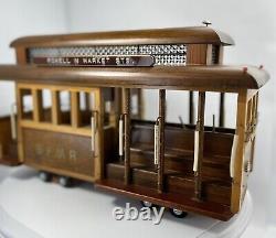 Reuge Handmade San Francisco Street Car Music Box by Nate Gruenberg 1977