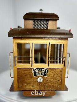 Reuge Handmade San Francisco Street Car Music Box by Nate Gruenberg 1977