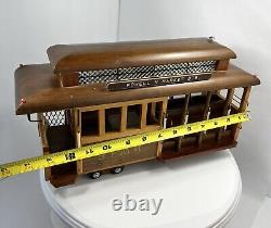 Reuge Handmade San Francisco Street Car Music Box by Nate Gruenberg 1977