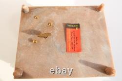 Reuge Incolay Music Box Stone Jewelry Vintage Sleeping Beauty Once Upon A Dream