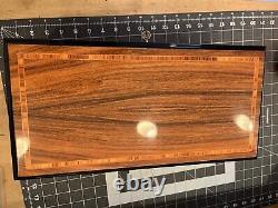 Reuge Inlaid Case 72 Valve/key, 5 Cylinder 15 Songs Music Box Interchange in box