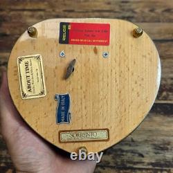 Reuge Inlaid Heart-Shaped Music Box Sorrento Specialties / Made in Italy