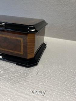 Reuge Interchangeable 5 Cylinder Music Box 50 Notes 17x8x 5