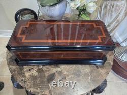 Reuge Interchangeable 5-Cylinder Music Box 50 Notes Original Owner