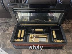 Reuge Interchangeable 5-Cylinder Music Box 50 Notes Original Owner