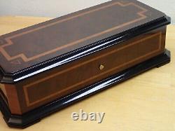 Reuge Interchangeable 5 Cylinder Music Box 50 Notes Swiss Estate Item