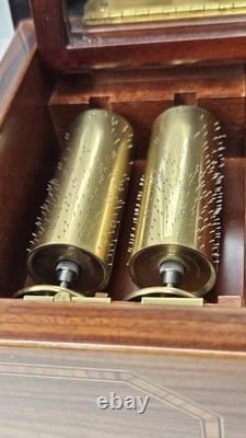 Reuge Interchangeable Music Box Grand Opera La Musica D'Italia Franklin Mint Reuge Interchangeable Music Box Grand Opera La Musica D'Italia Franklin Mint