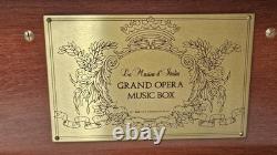 Reuge Interchangeable Music Box Grand Opera La Musica D'Italia Franklin Mint