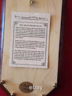 Reuge Italian Inlaid Musical Jewelry Box