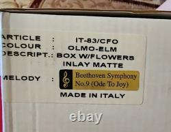 Reuge Italian Inlaid Musical Jewelry Box