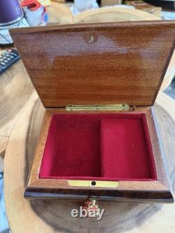 Reuge Italian Inlaid Wood Music Box with Swiss Movement The Godfather