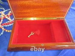 Reuge Italian VALENTINES Inlay Floral Jewelry Box Swiss New York! New York