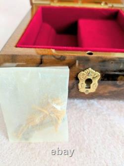 Reuge Jewelry Music Box Memory Cat Swizerland Antique Used
