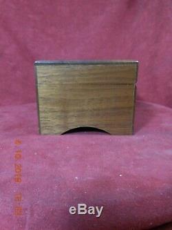 Reuge L' Auberson Solid Walnut 2/36 Note Music Box Excellent Condition (video)