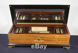 Reuge La Musica d Italia Grand Opera Music Box with 5 Interchangeable Cylinders
