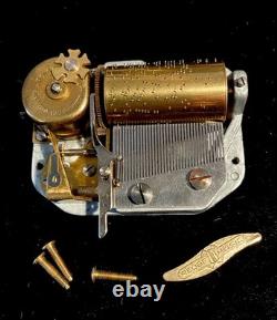 Reuge Lara's Theme & Edelweiss Swiss 36 Note Music Box Movement. SEE VIDEO