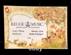 Reuge Lara's Theme & Edelweiss Swiss 36 Note Music Box Movement. SEE VIDEO