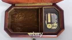 Reuge Large Music Jewelry Box WithKey 1.36 Note MVT- Waltz of the Flowers