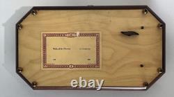 Reuge Large Music Jewelry Box WithKey 1.36 Note MVT- Waltz of the Flowers