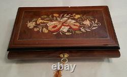 Reuge Large Musical Jewelry Box With 30NT MVT- Waltz of the Flowers