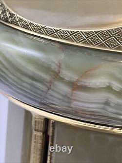 Reuge Lipstick Cigarette Holder Marble Italy Movement Music Box With Swan