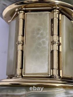 Reuge Lipstick Cigarette Holder Marble Italy Movement Music Box With Swan