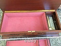Reuge Music 3.72 Note Musical Jewelry Box Tchaikovsky Nutcracker 3 tunes LARGE