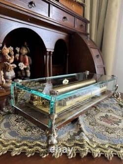 Reuge Music Box 144keys Crystal Box 3songs Iltrovatre Carmen Martha Working OHed