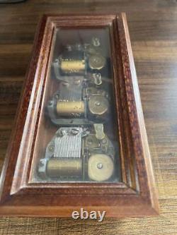 Reuge Music Box 18 Valves 3 Songs