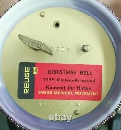 Reuge Music Box 1988.1989.1990.1991 Christmas Collector's Bell