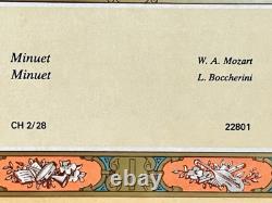 Reuge Music Box 2 Minuets Mozart & Boccherini CH 2/28-22801 PRISTINE! SEE VIDEO