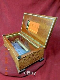 Reuge Music Box 3/72 Note Tchaikovsky Nutcracker Suite Sorrento Inlay (video)