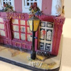 Reuge Music Box Accessory Case Sherlock Holmes Pub House Object 11? × 15.5