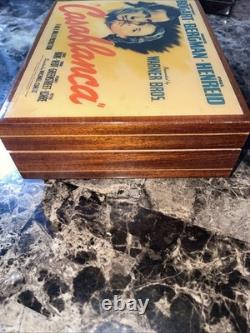 Reuge Music Box Bogart Bergman Vintage Cablanca As Time Goes By Warner Bros