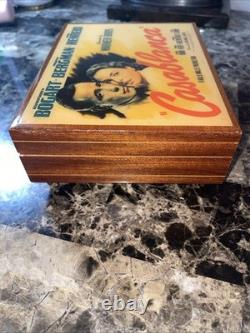 Reuge Music Box Bogart Bergman Vintage Cablanca As Time Goes By Warner Bros