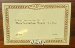 Reuge Music Box CH3/72, Piano Concerto No. 21, Elvira, Mozart, 3 parts