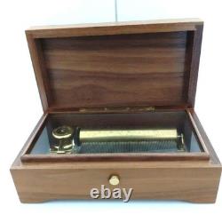 Reuge Music Box CH3 72 notes, walnut, Pachelbel, Song Canon